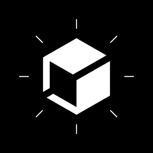 Logo Icon Weiß auf Schwarz